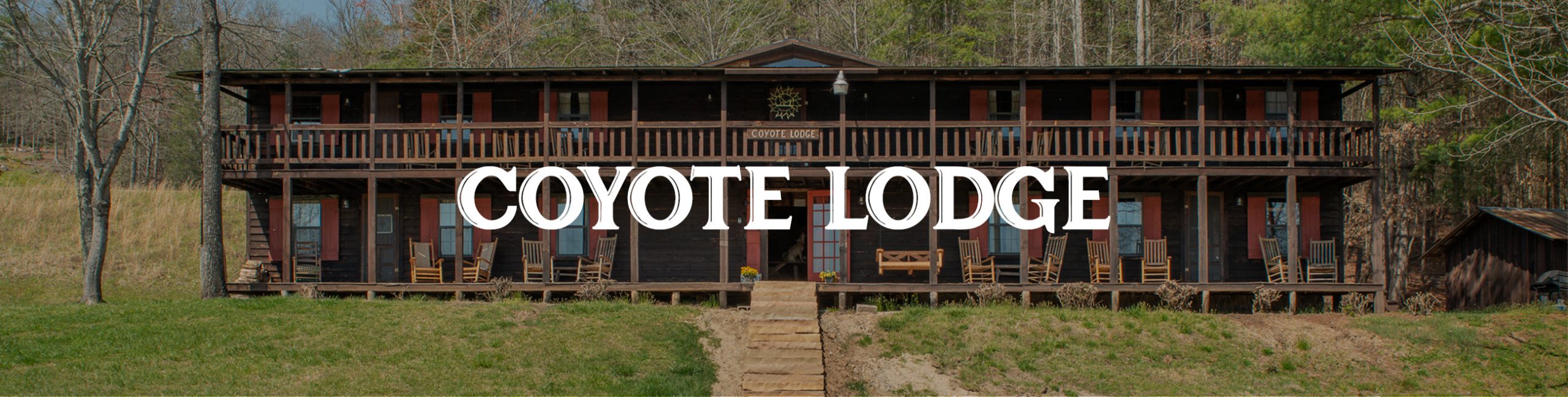 Deerwoode Reserve | Coyote lodge in Nashville, Tennessee offers rustic accommodations and a unique wilderness experience.