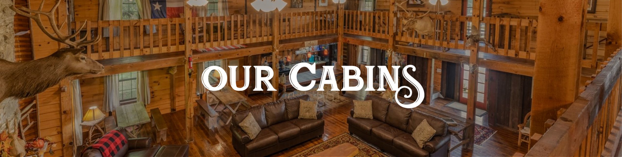 Deerwoode Reserve | Cabin logo featuring a log cabin image.